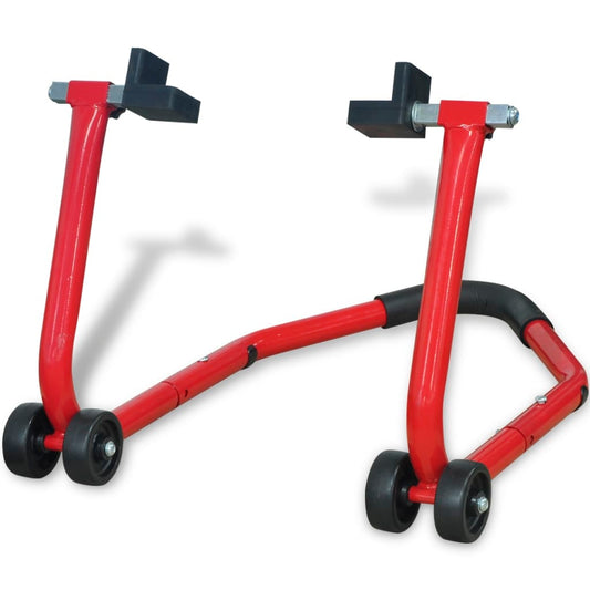 Berkfield Motorcycle Rear Paddock Stand Red