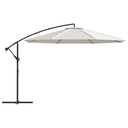 Berkfield Cantilever Umbrella 3.5 m Sand White