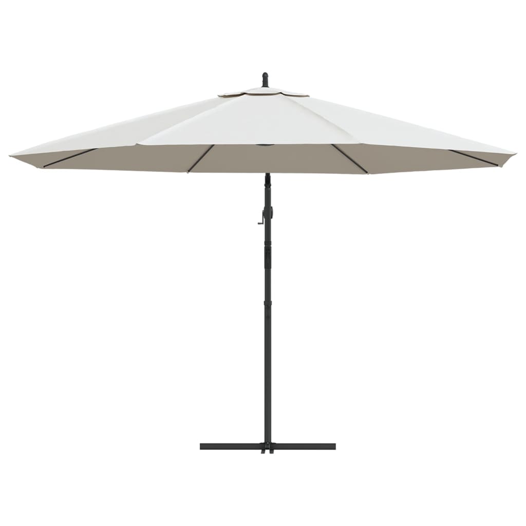 Berkfield Cantilever Umbrella 3.5 m Sand White