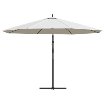 Berkfield Cantilever Umbrella 3.5 m Sand White