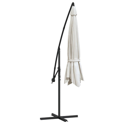 Berkfield Cantilever Umbrella 3.5 m Sand White