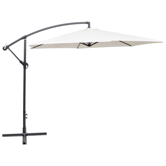 Berkfield Cantilever Umbrella 3 m Sand White
