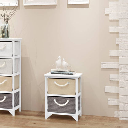 Berkfield Bedside Cabinet Wood