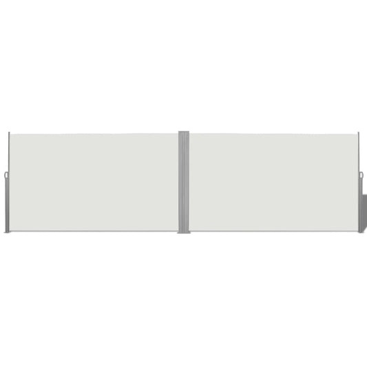 Berkfield Retractable Side Awning 180x600 cm Cream
