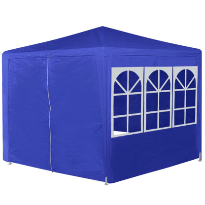 Berkfield Marquee with 6 Side Walls Blue 2x2 m