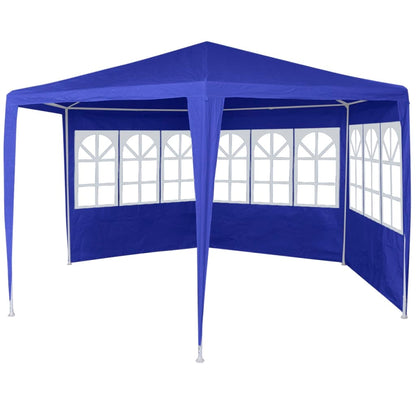 Berkfield Marquee with 6 Side Walls Blue 2x2 m