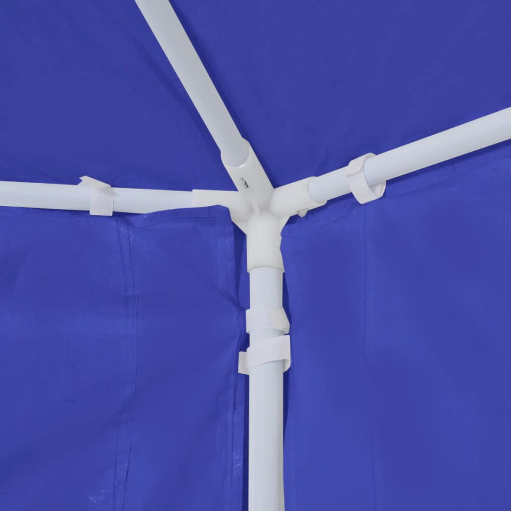Berkfield Marquee with 6 Side Walls Blue 2x2 m