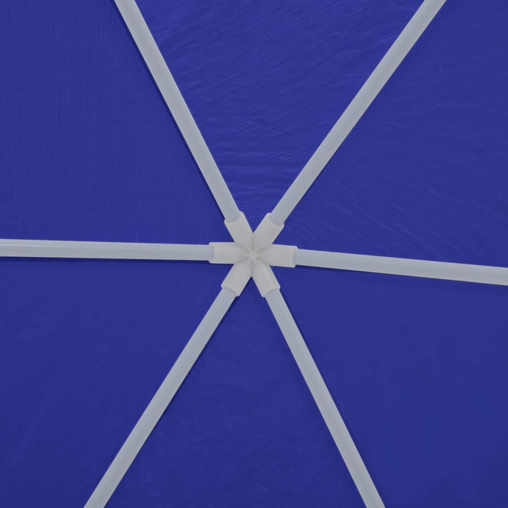 Berkfield Marquee with 6 Side Walls Blue 2x2 m