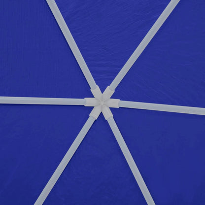 Berkfield Marquee with 6 Side Walls Blue 2x2 m