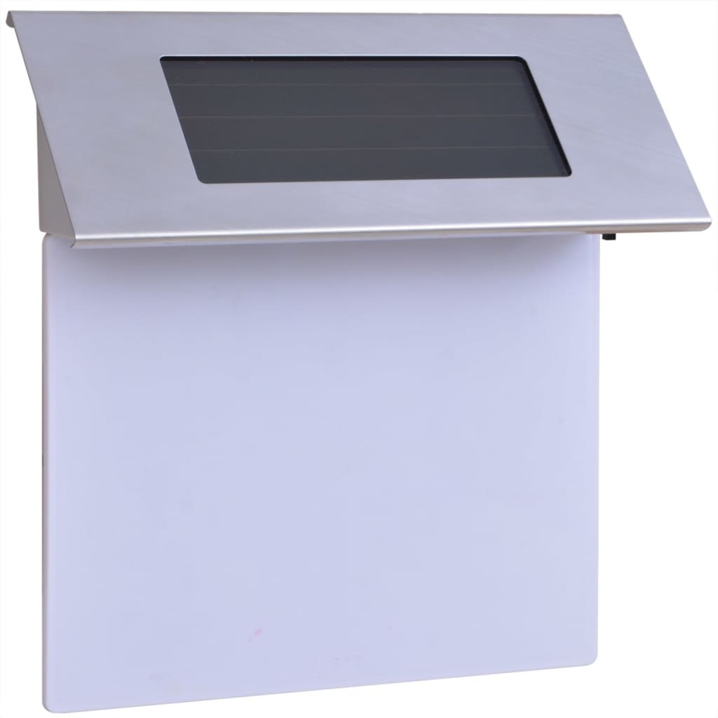 Berkfield Solar LED House Number Light Stainless Steel