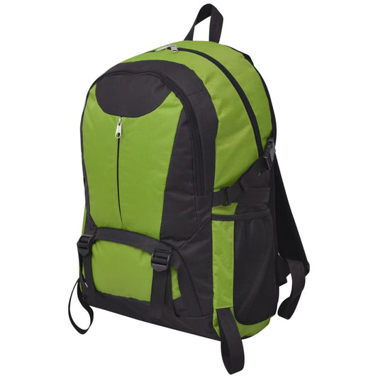 Berkfield Hiking Backpack 40 L Black and Green