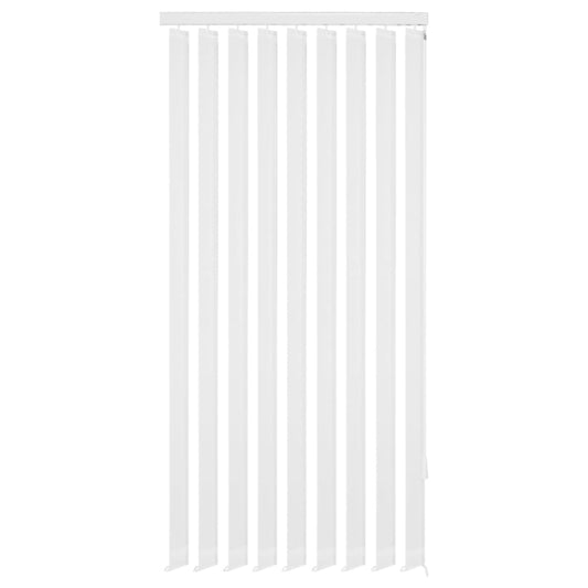 Berkfield Vertical Blinds White Fabric 120x250 cm