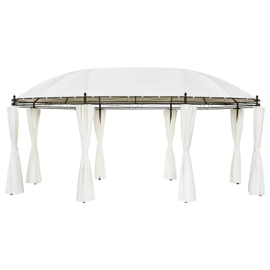 Berkfield Gazebo Cream White 530x350x265 cm