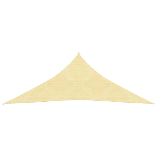 Berkfield Sunshade Sail HDPE Triangular 3.6x3.6x3.6 m Beige