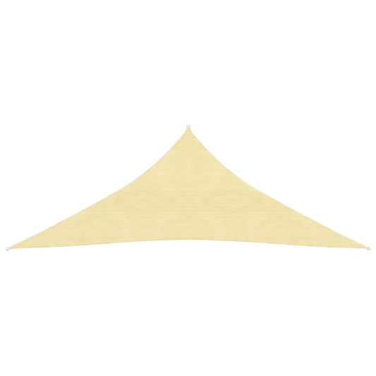 Berkfield Sunshade Sail HDPE Triangular 5x5x5 m Beige
