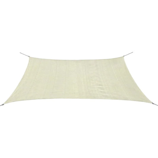 Berkfield Sunshade Sail HDPE Rectangular 2x4 m Cream