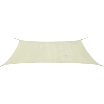 Berkfield Sunshade Sail HDPE Rectangular 4x6 m Cream