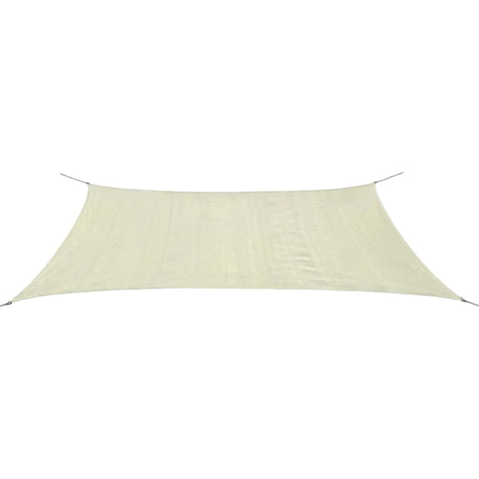 Berkfield Sunshade Sail HDPE Rectangular 4x6 m Cream