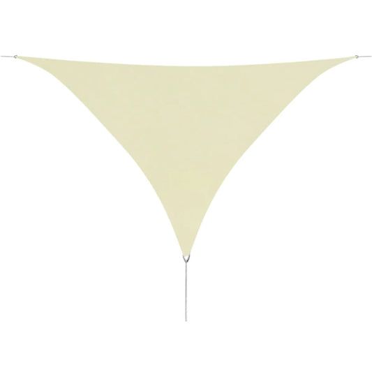 Berkfield Sunshade Sail Oxford Fabric Triangular 3.6x3.6x3.6 m Cream