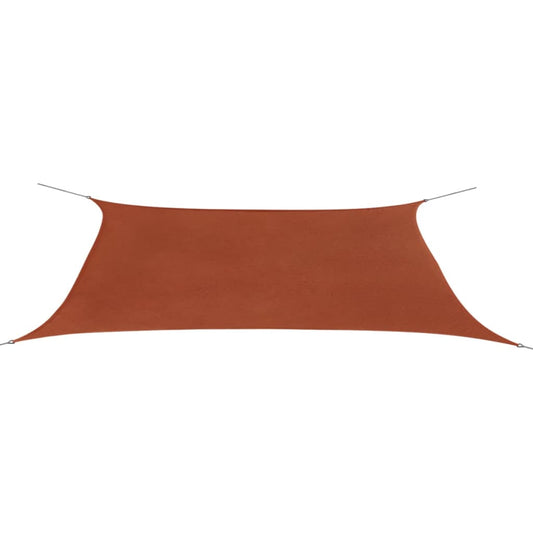 Berkfield Sunshade Sail Oxford Fabric Rectangular 4x6 m Terracotta