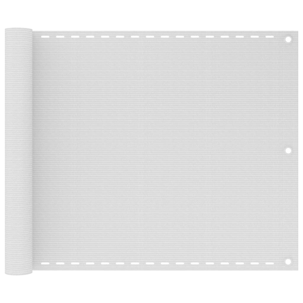 Berkfield Balcony Screen HDPE 75x400 cm White