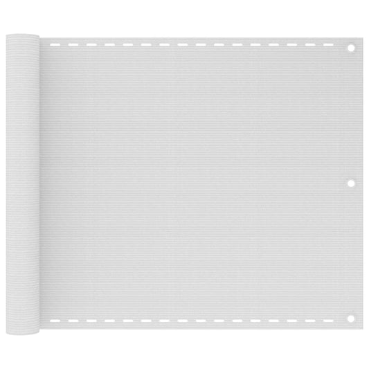 Berkfield Balcony Screen HDPE 75x600 cm White