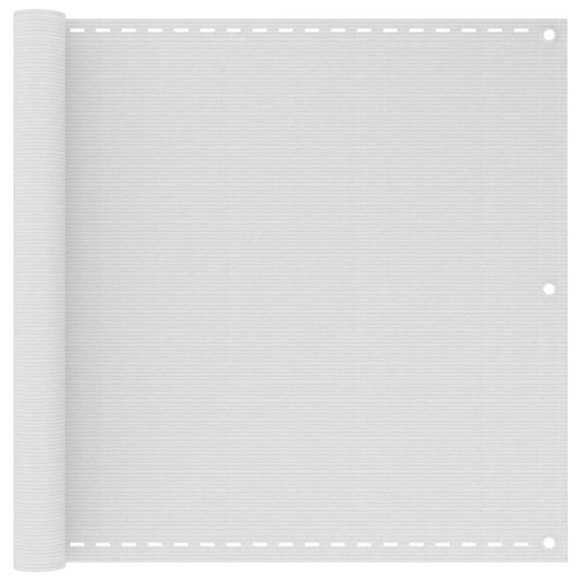 Berkfield Balcony Screen HDPE 90x400 cm White