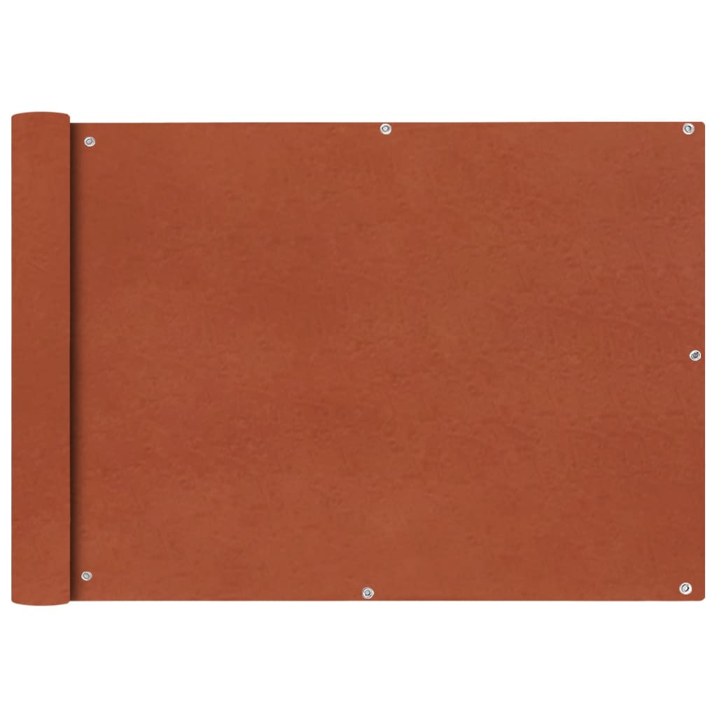 Berkfield Balcony Screen Oxford Fabric 75x400 cm Terracotta