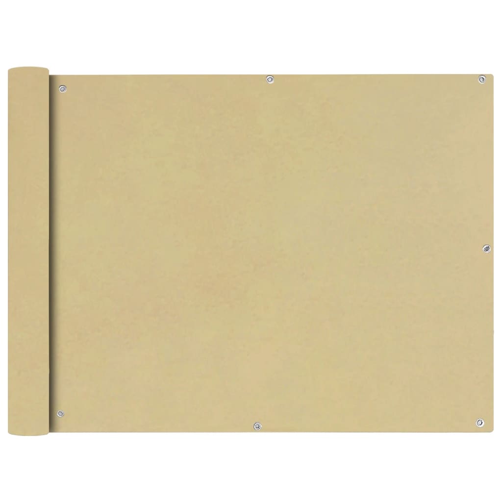 Berkfield Balcony Screen Oxford Fabric 90x600 cm Beige