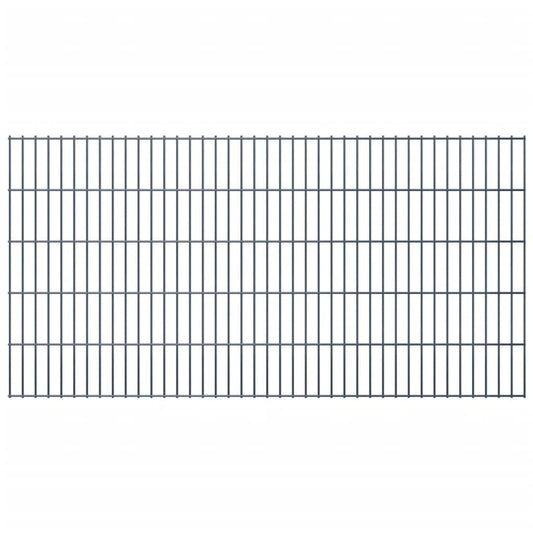 Berkfield 2D Garden Fence Panel 2.008x1.03 m  Grey