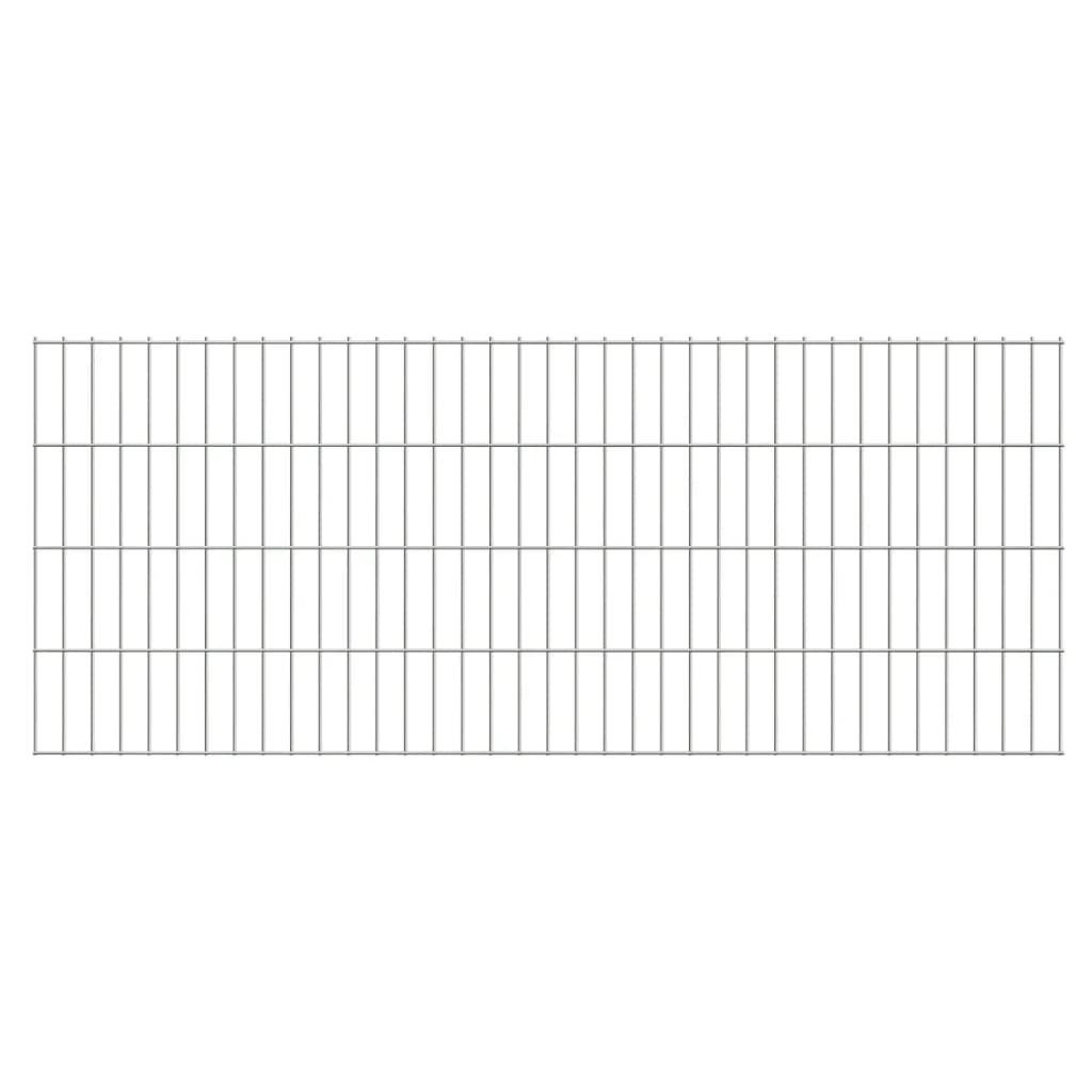 Berkfield 2D Garden Fence Panel 2.008x0.83 m  Silver