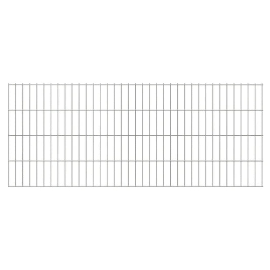 Berkfield 2D Garden Fence Panel 2.008x0.83 m  Silver