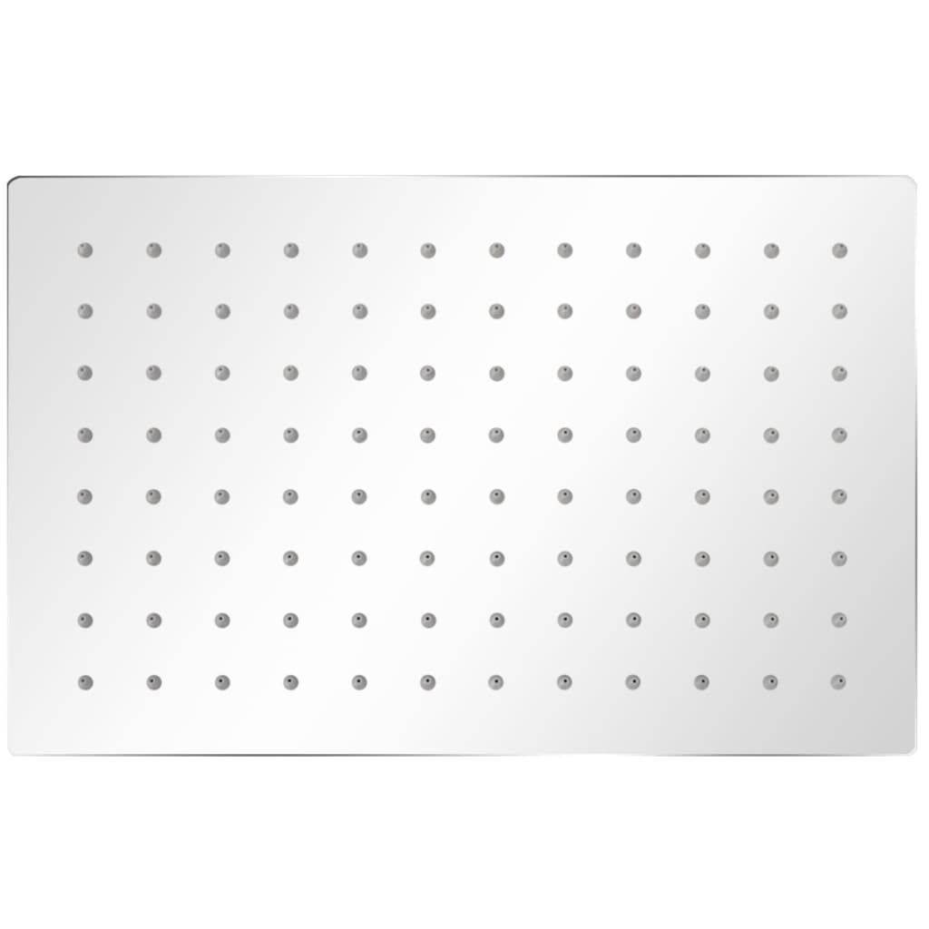 Berkfield Rain Shower Head Stainless Steel 20x30 cm Rectangular