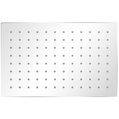 Berkfield Rain Shower Head Stainless Steel 20x30 cm Rectangular
