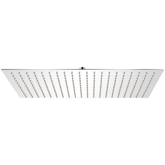 Berkfield Rain Shower Head Stainless Steel 30x50 cm Rectangular