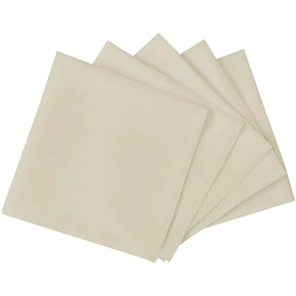 Berkfield Dinner Napkins 100 pcs Cream 50x50 cm