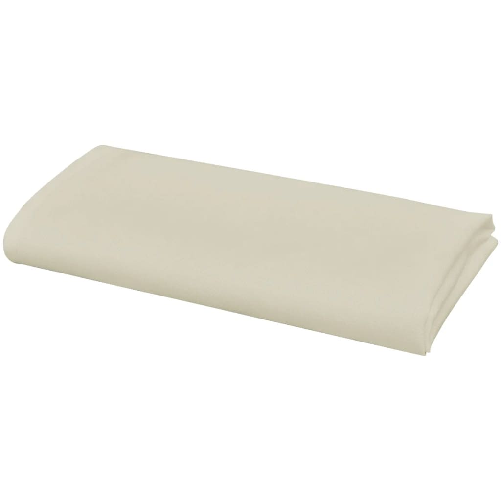 Berkfield Dinner Napkins 100 pcs Cream 50x50 cm