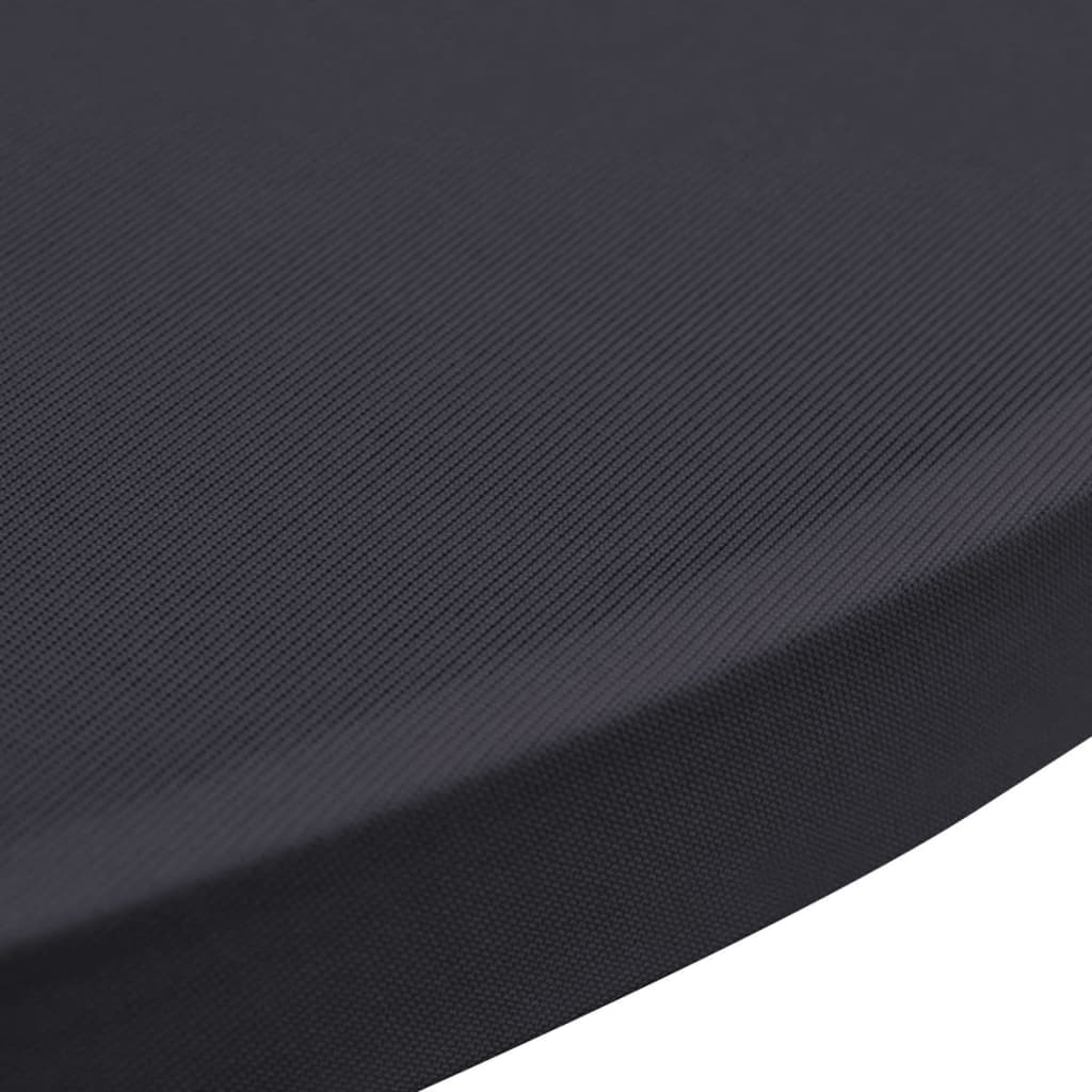 Berkfield Stretch Table Cover 2 pcs 70 cm Anthracite
