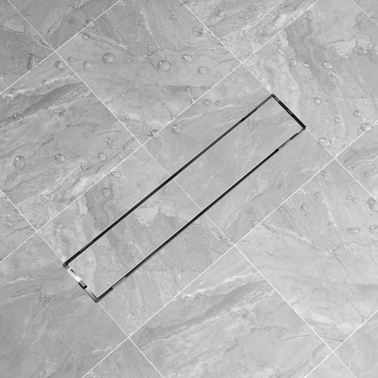 Berkfield Linear Shower Drain 630x140 mm Stainless Steel