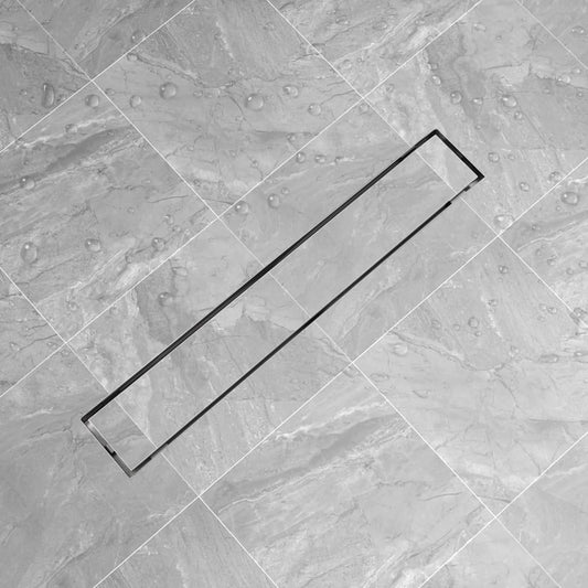Berkfield Linear Shower Drain 730x140 mm Stainless Steel