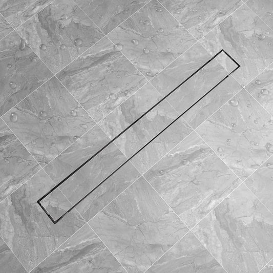 Berkfield Linear Shower Drain 1030x140 mm Stainless Steel