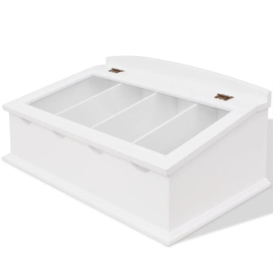 Berkfield Cutlery Tray MDF White Baroque Style