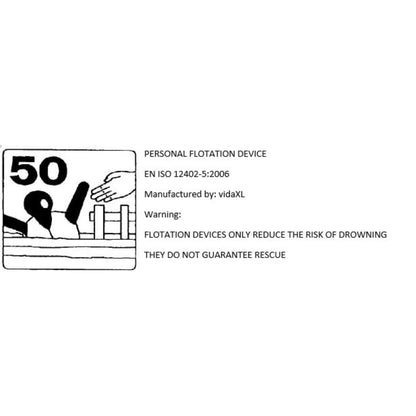 Berkfield Buoyancy Aid 50 N 70-90 kg Red