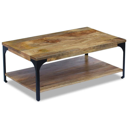 Berkfield Coffee Table Mango Wood 100x60x38 cm