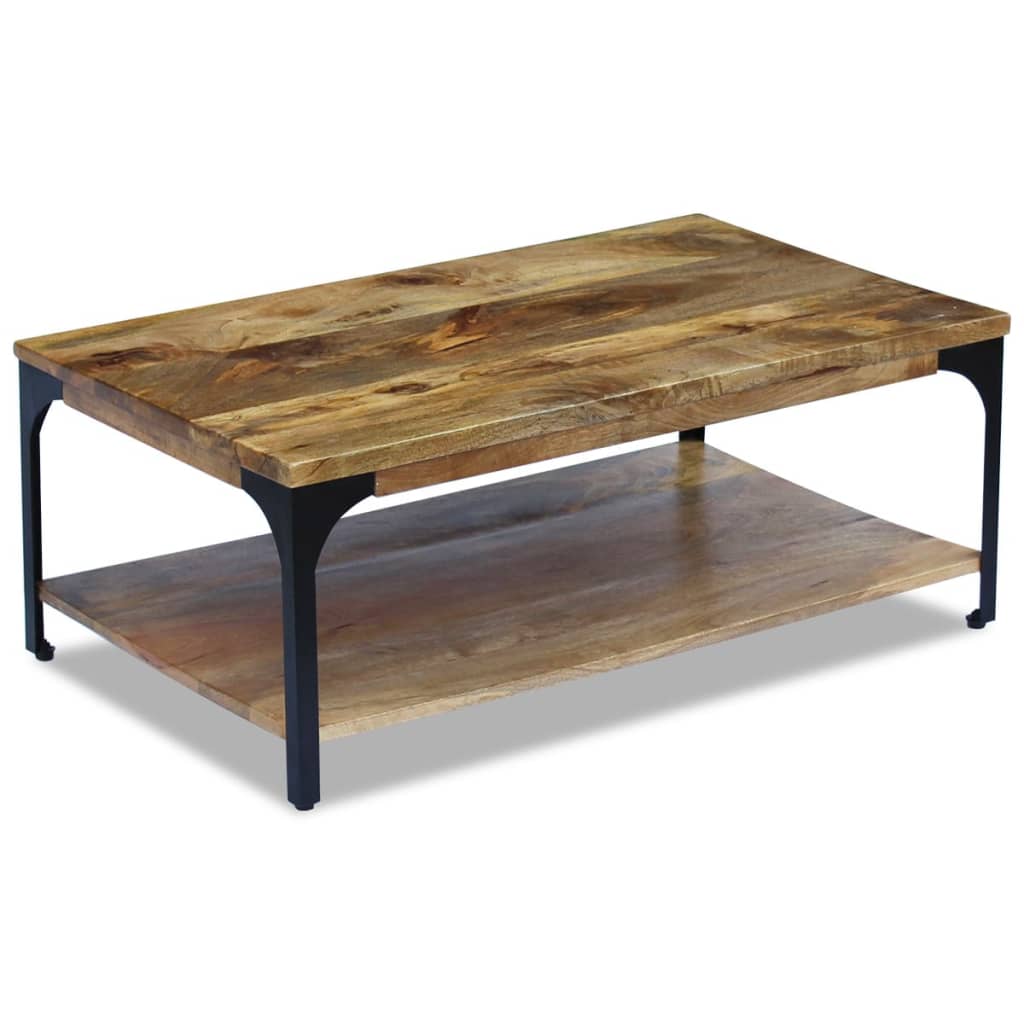 Berkfield Coffee Table Mango Wood 100x60x38 cm
