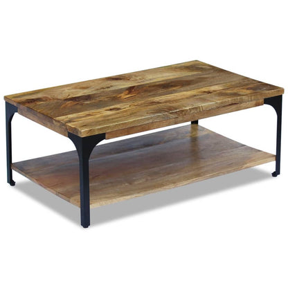 Berkfield Coffee Table Mango Wood 100x60x38 cm