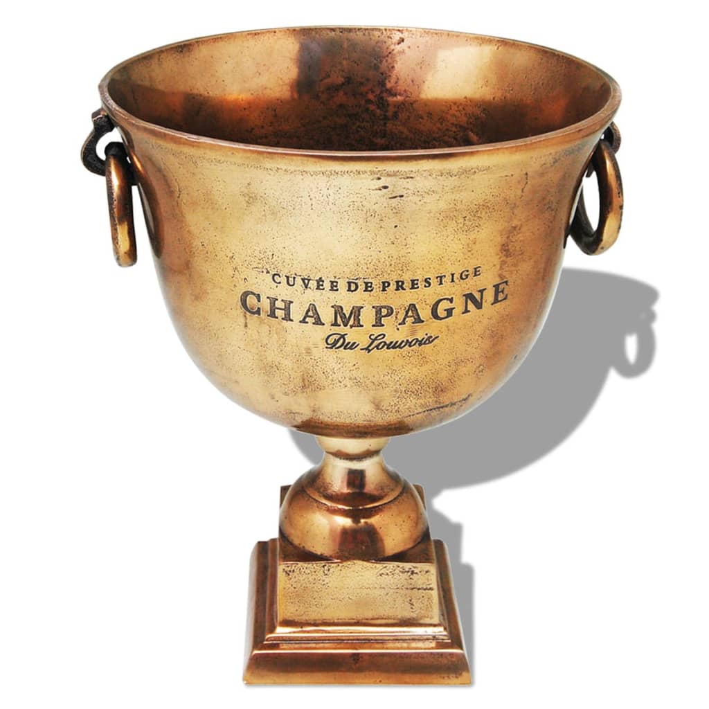 Berkfield Trophy Cup Champagne Cooler Copper Brown
