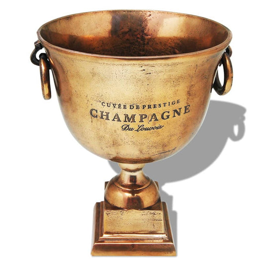 Berkfield Trophy Cup Champagne Cooler Copper Brown