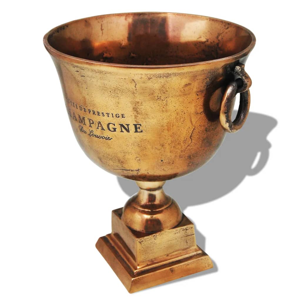 Berkfield Trophy Cup Champagne Cooler Copper Brown