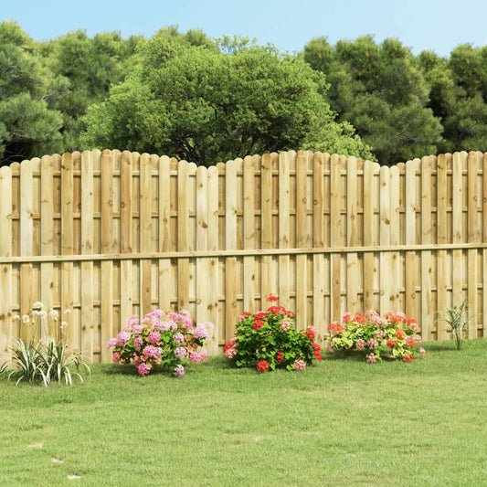Berkfield Fence Panel Impregnated Pinewood 180x(165-180) cm